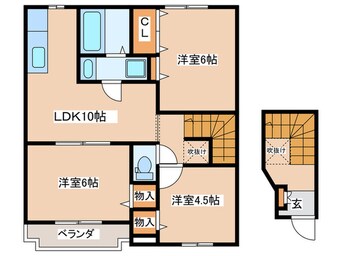 間取図 ア・ラ・モードⅡ