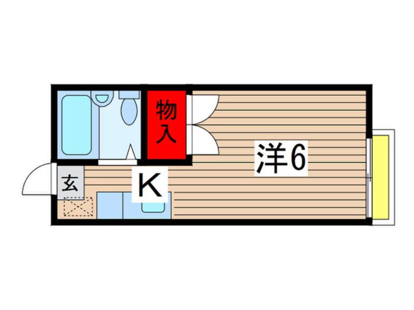 間取図 カ－サベルデ１