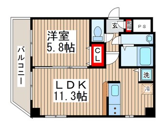 間取図 Ｒｉｒｉａ幕張壱番館