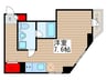 ルロワ津田沼 1Rの間取り