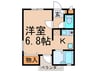 ＦＫコ－ポ 1Kの間取り