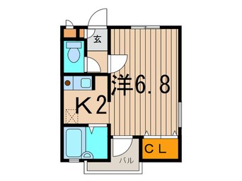 間取図 ＦＫコ－ポ