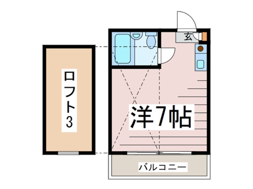 間取図 ヴィラ松庵 Ｂ