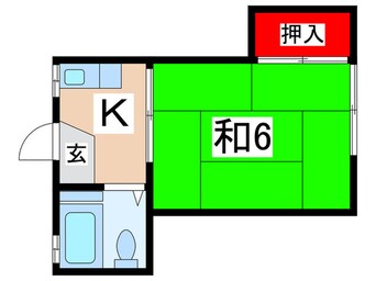 間取図 レディースコーポ