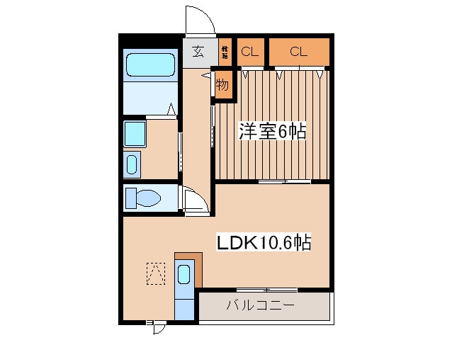 間取り図 グリ－ンヒル橋本Ｆ