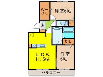 間取図 サザンハイムA