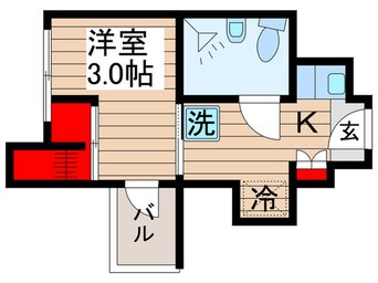 間取図 八丁堀東豊エステ－ト(803)