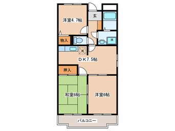 間取図 アビタシオン原