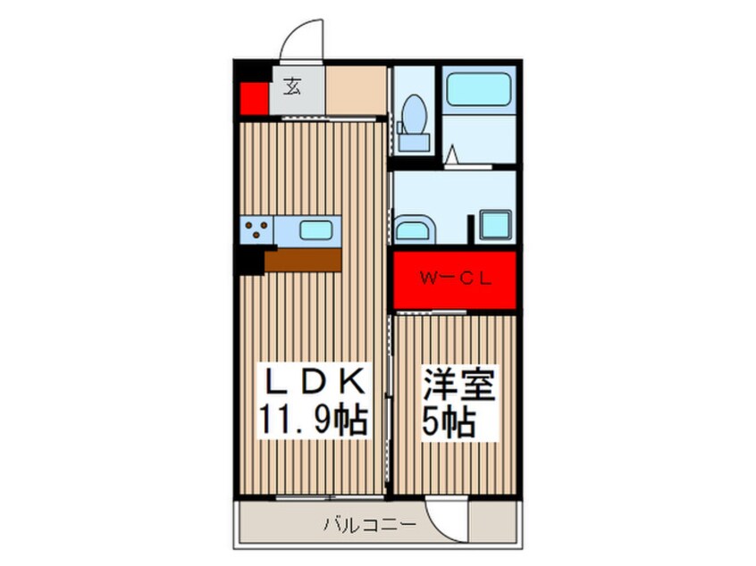 間取図 リブリ アクエリアス