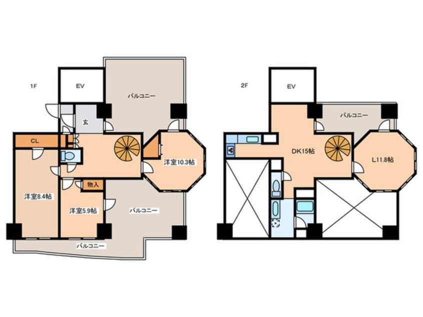 間取図 プレシャスイ－スト