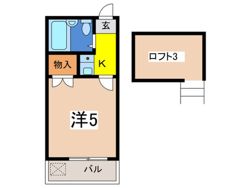 間取図 プララＴ＆Ｈ