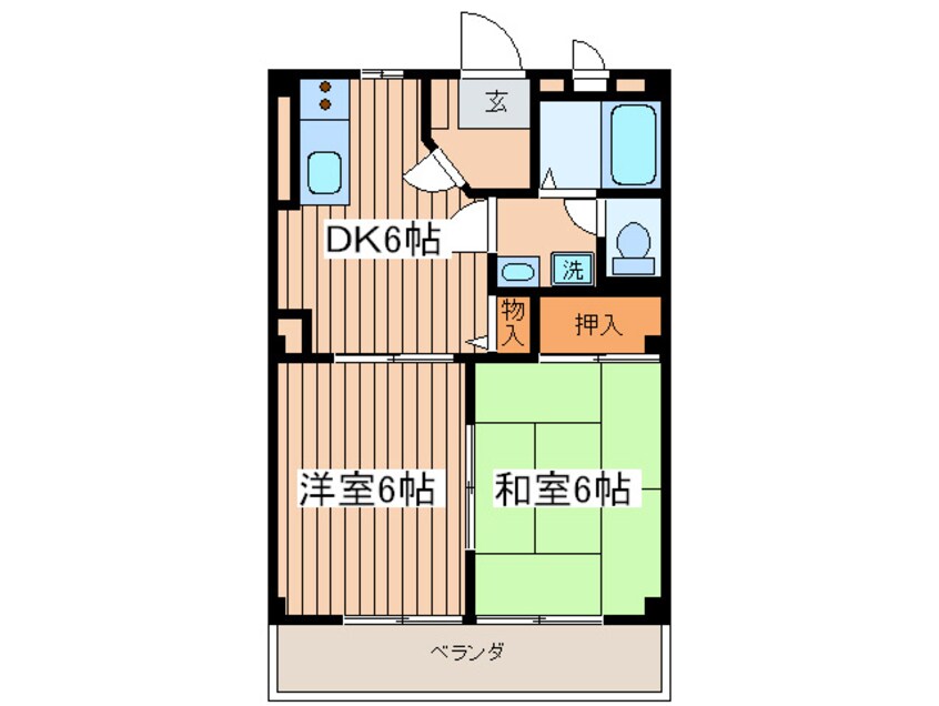 間取図 ＫＩパナハイツＮo５