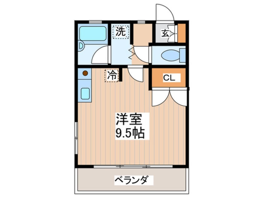 間取図 日吉コ－ポ