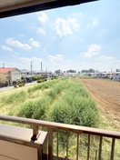 室内からの展望 日吉コ－ポ