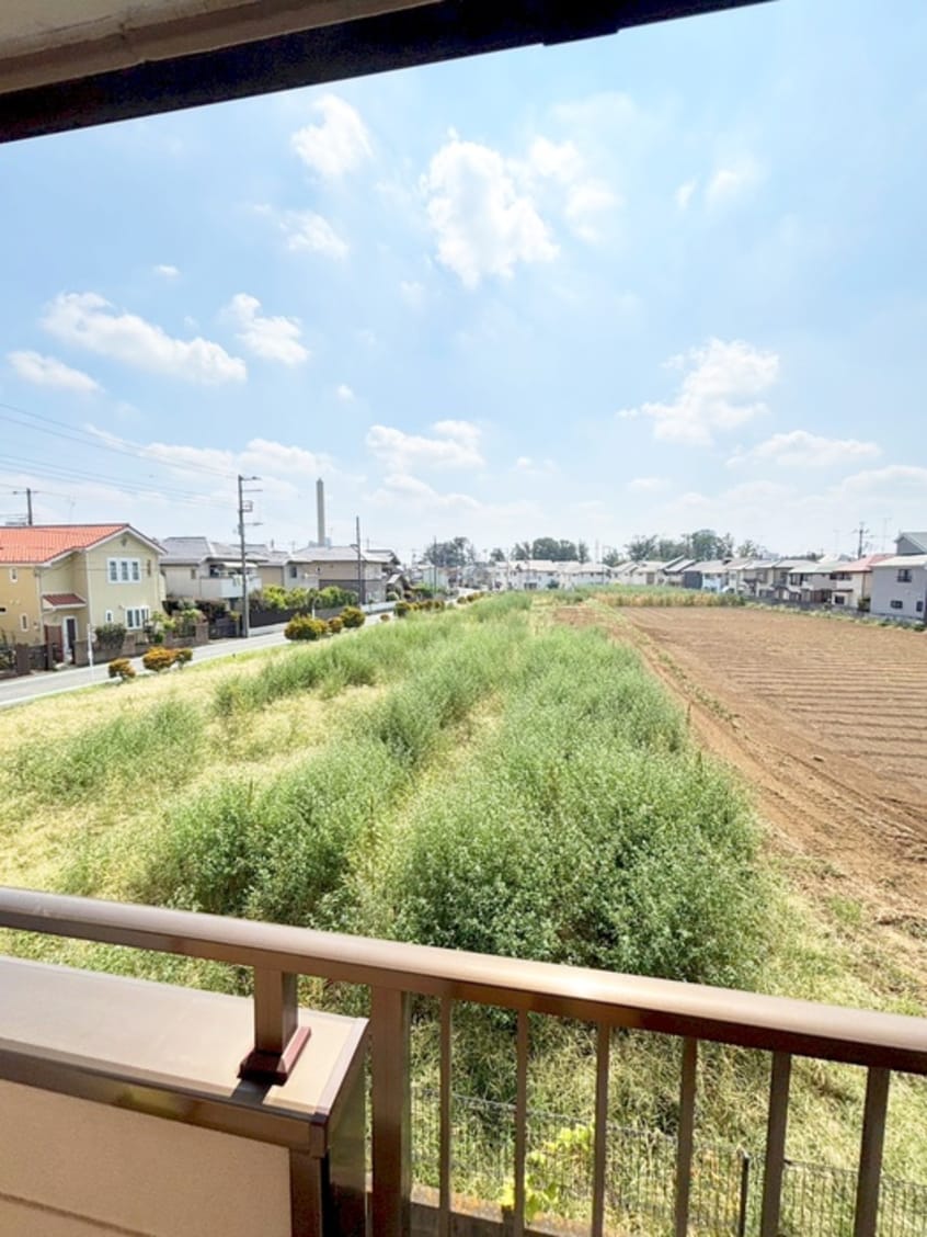 室内からの展望 日吉コ－ポ