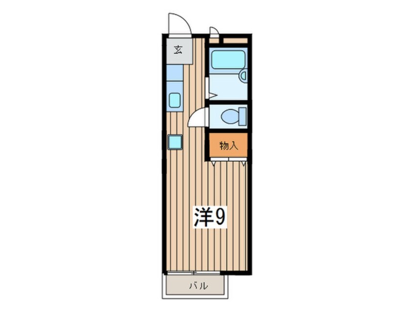 間取図 パストラル中央林間　ＷＥＳＴ