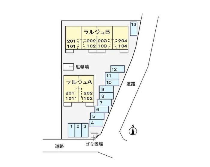 駐車場 ラルジュＢ