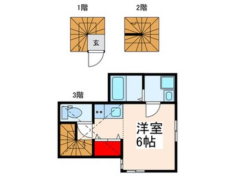 間取図 アンベリール西日暮里