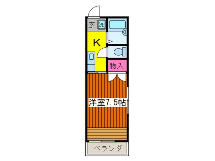 間取図 ドエルＪＳＫ
