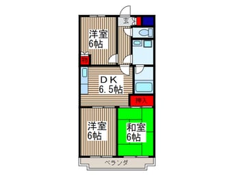 間取図 バルカロ－ルＡ