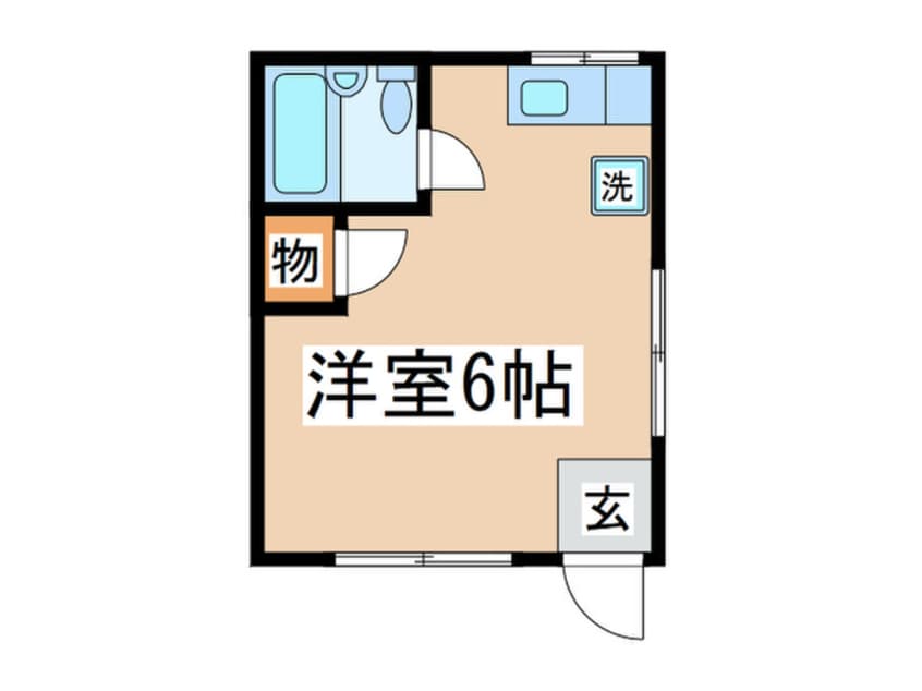 間取図 ツカサコーポ柏台