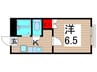 イリスガ－デン福寿Ａ 1Kの間取り