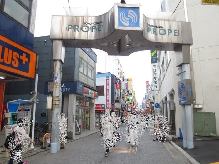 商店街サンクス(コンビニ)まで250m Art Full Tokorozawa Hills