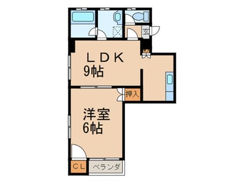 間取図 ｼﾝﾌｫﾆｰⅡ