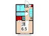 イリスガ－デン福寿Ｂ 1Kの間取り