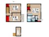 Maison de La feuille 2LDKの間取り
