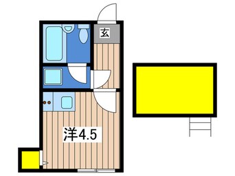 間取図 サンステージ蒔田A棟