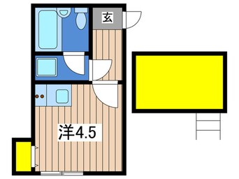 間取図 サンステージ蒔田A棟