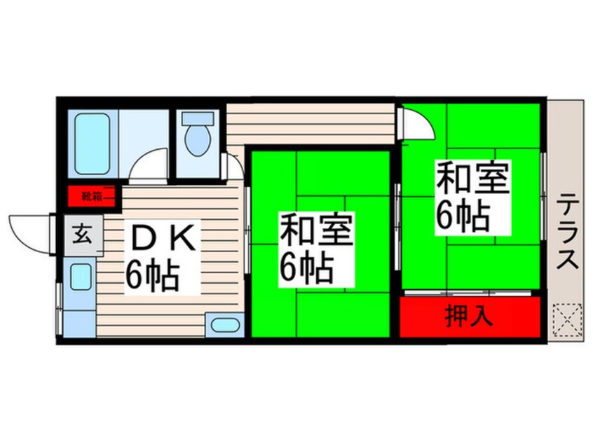 間取図 第３コーポ吉岡