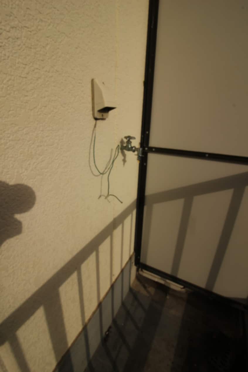 洗濯機置場 コーポ五月