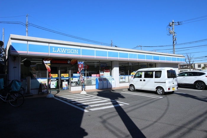 ローソン川崎菅馬場3丁目店(コンビニ)まで400m エクセル稲田