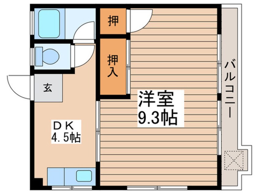 間取図 サンハイツ堀切