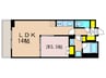 BLESS中野弥生町 1LDKの間取り