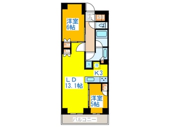 間取図 BLESS中野弥生町