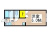 グリ－ンフィ－ルド 1Kの間取り