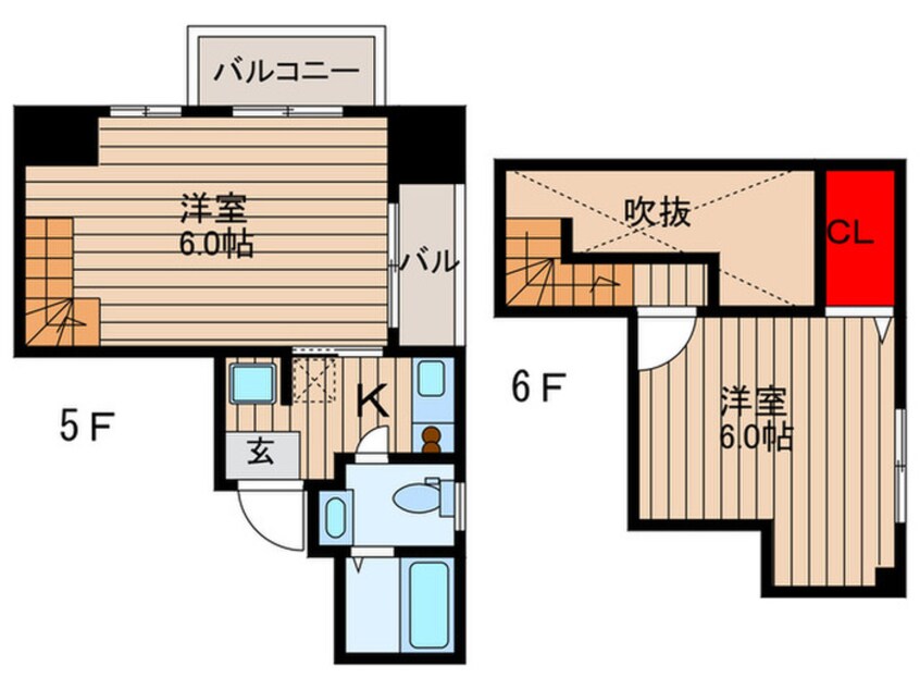 間取図 カスティ－ロ中村橋