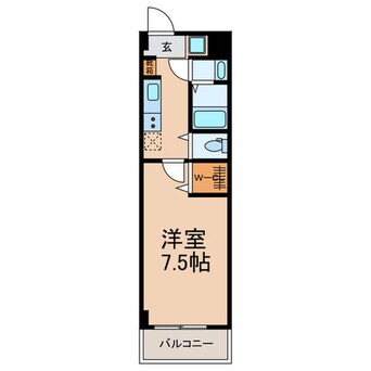 間取図 仮称）中央区松波４丁目計画