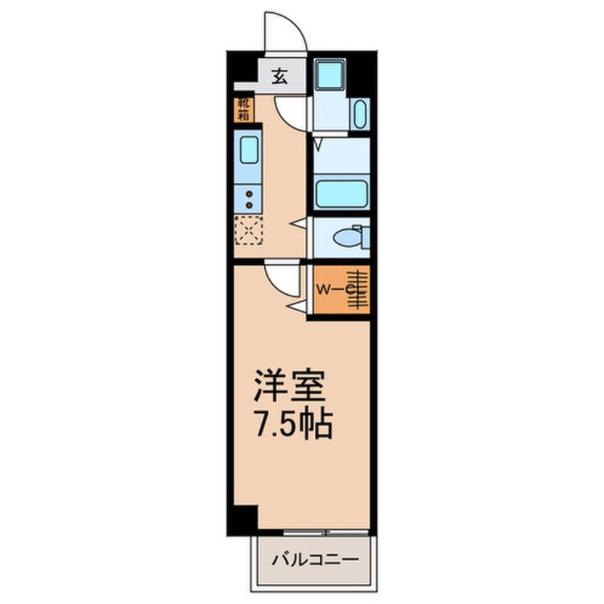 間取図 仮称）中央区松波４丁目計画