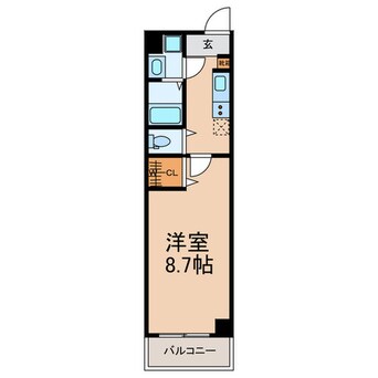 間取図 仮称）中央区松波４丁目計画