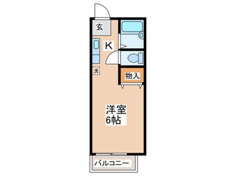 間取図 グリーンリーフ越野