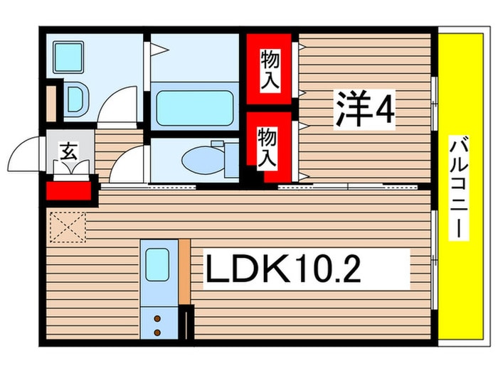 間取り図 リブリ・スカイアロマ