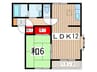 アドザックス本町２番館 1LDKの間取り