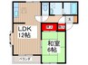 アドザックス本町２番館 1LDKの間取り
