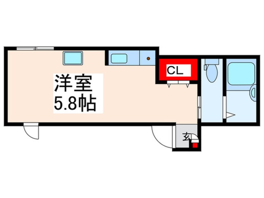 間取図 アヴニール町屋