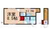 青葉の杜 1Kの間取り