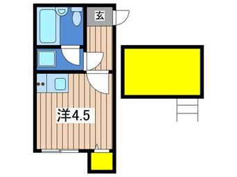 間取図 サンステージ蒔田B棟